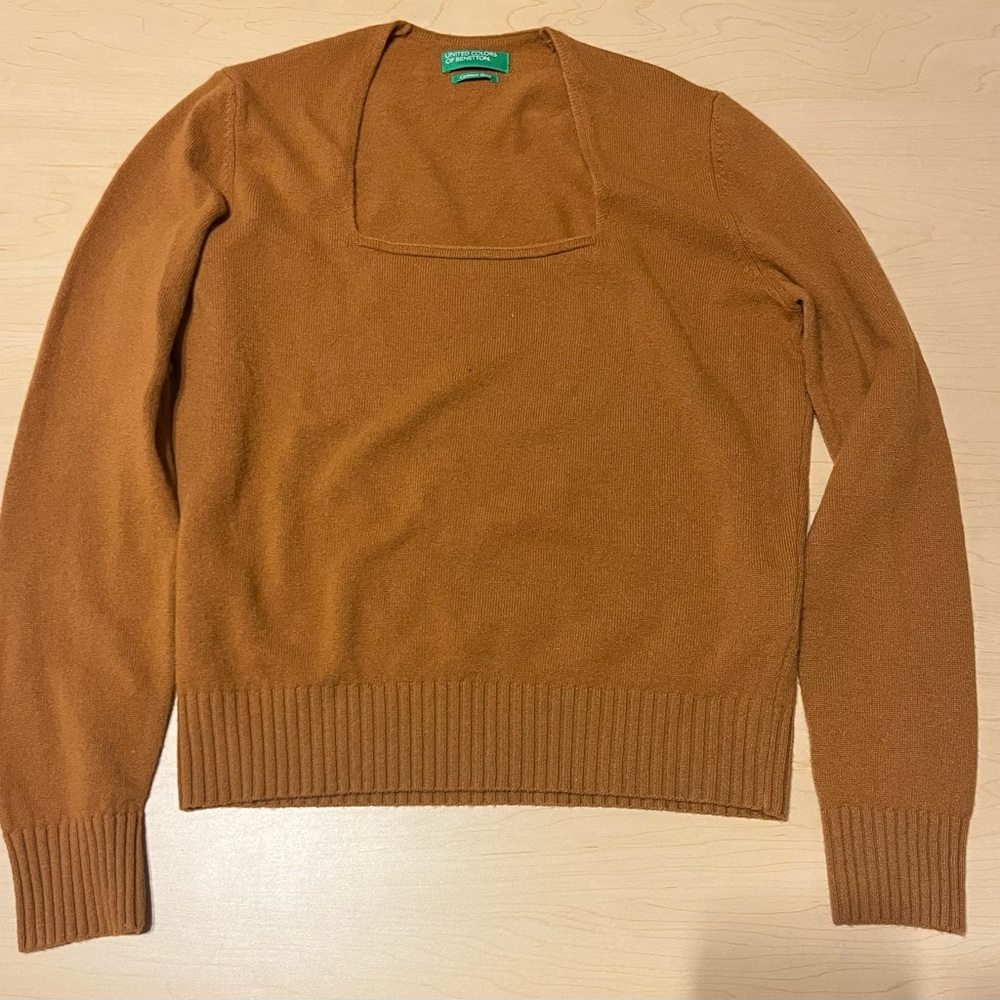 Women’s mustard yellow UCB sweater